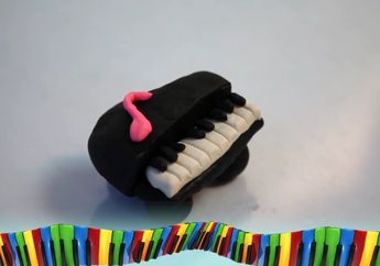 Menjadi Salah Satu Alat Musik Tertua, Yuk, Buat Piano dari Plastisin!