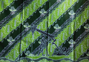 Wah, Ada Batik Motif Pompa Angguk di Kain Batik Pratiwi Krajan Asal Cepu!