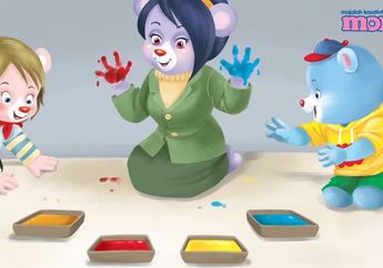Dongeng Anak: Mombi Membuat Lukisan Jari