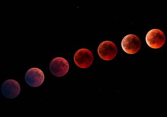 Saat Blood Moon, Cahaya Bulan Berwarna Merah, Mengapa Begitu, ya?