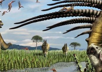 Ada Dinosaurus Besar yang Punya Banyak Tanduk, Apa Fungsinya, ya?