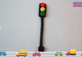 Jadi Salah Satu Rambu di Jalan, Buat Plastisin Lampu Lalu Lintas, yuk!
