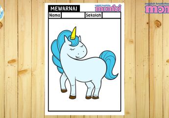 Yuk, Berkreasi Mewarnai Unicorn, Kuda yang Sering Muncul di Dongeng!
