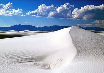 Gurun White Sands Berwarna Putih, Ini Gurun Gipsum Terbesar di Dunia