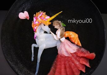 Wah! Sashimi Unik Ini Buat Kita jadi Tidak Tega untuk Memakannya