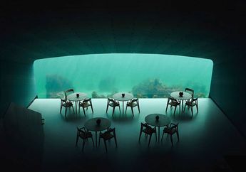 Di Norwegia Ada Restoran Bawah Laut Terbesar, Tertarik Mencobanya?