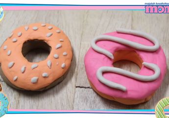 Tak Hanya Lezat, Kita Juga Bisa Buat Mainan Donat dari Plastisin