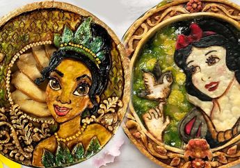Keren! 7 Wajah Para Princess Disney jadi Hiasan Kue Pai Lezat Ini!
