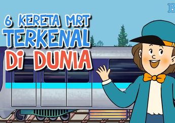 Inilah 6 MRT Terkenal di Dunia, Apakah Sudah Pernah Mencobanya?