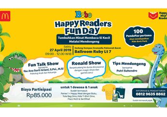 Siapa yang Suka Dongeng? Yuk, Datang ke Happy Readers Fun Day!