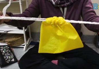Bisa Mengurangi Sampah Plastik, Buat Tas Serut dari Plastik Bekas, yuk!