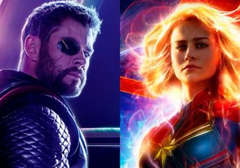 Antara Thor dan Captain Marvel, Siapa Superhero yang Lebih Kuat?