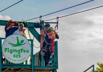 Yogyakarta Ternyata Punya Flying Fox Terpanjang Kedua di Asia Tenggara