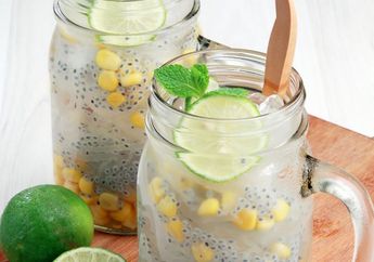 Menu Buka Puasa: Es Jagung Selasih, Cuma Butuh 10 Menit untuk Membuatnya