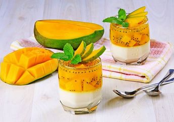 Puding Mangga Selasih untuk Menu Buka Puasa, Segar dan Kaya Serat