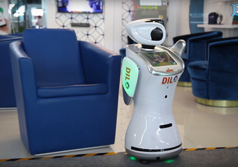 Bingung Saat di Bandara Soekarno-Hatta, Ada Robot Dilo Siap Membantu