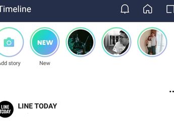 Asyik, Sekarang Aplikasi Line Ada Fitur Stories seperti Instagram!