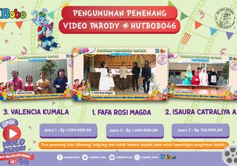 Ini Dia 3 Orang Pemenang Lomba Video Parodi HUT Majalah Bobo Ke-46