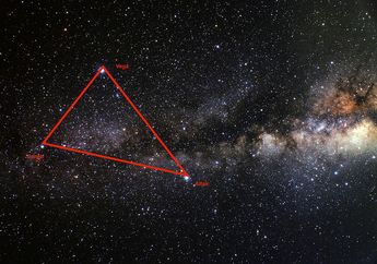 Mulai Juni Nanti, Segitiga Musim Panas Terlihat di Langit, Apa Itu?