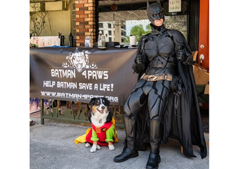 Memakai Kostum Batman, Seorang Pria Asal Florida Selamatkan Hewan Terlantar