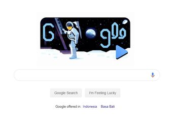 Rayakan 50 Tahun Misi Apollo 11, Google Doodle Tampilkan Video Keren!