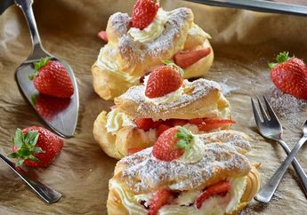 Sering Dianggap Sama, Eclair dan Kue Sus Sebenarnya Berbeda, lo