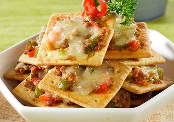 Pizza Juga Bisa Dibuat dengan Biskuit Crackers, lo! Coba Buat di Rumah, yuk!