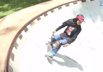 Wah, Nyimas Bunga Peraih Medali Emas Pertama Indonesia di Kompetisi Skateboard Ini!