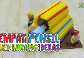 Bisa Bantu Kurangi Sampah, Buat Tempat Pensil dari Barang Bekas, yuk!