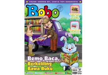 Bemo Baca Pak Kinong Ada di Majalah Bobo Edisi 21, Cari Tahu, Yuk!