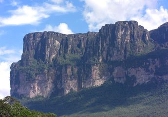 Unik! Gunung di Amerika Selatan Ini Bagian Atasnya Rata Seperti Meja