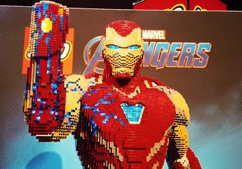 Keren, Ada Lego Berbentuk Iron Man yang Dibuat dari 35.000 Bricks!