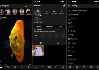 Fitur Mode Gelap Bisa Membantu Hemat Baterai Saat Main Instagram