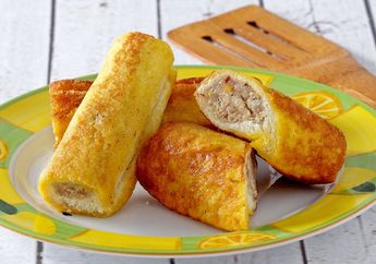 Ingin Bawa Bekal Sekolah yang Praktis? Yuk, Coba Resep Roti Gulung Daging!