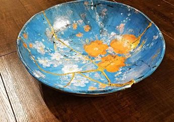 Makna Kintsugi, Seni Membetulkan Tembikar yang Pecah dengan Emas