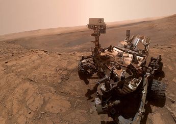 Keren! Robot Curiosity di Mars Lakukan Selfie Setelah Kumpulkan Batuan