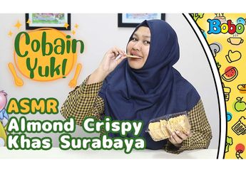 Yuk, Coba Almond Crispy Khas Kota Surabaya dengan Cara ASMR!