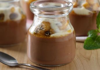Saat Natal, Buat Choco Banana Caramel Pudding untuk Camilan Keluarga, yuk!