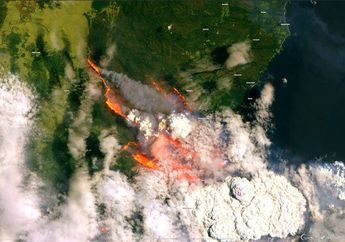 Beginilah Asap Kebakaran Hutan Australia Dilihat dari Ruang Angkasa