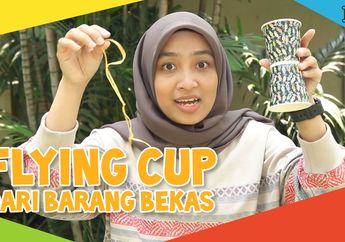 Trik Sulap Membuat Gelas yang Bisa Terbang dari Barang Bekas