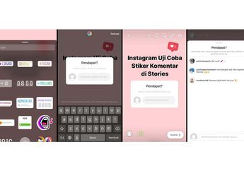 Wah, Instagram Sedang Mengadakan Uji Coba Stiker Komentar di Instagram Stories, Seperti Apa?