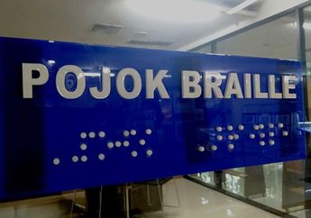 Teman-Teman Tunanetra Dapat Membaca Banyak Buku di Pojok Braille Ini