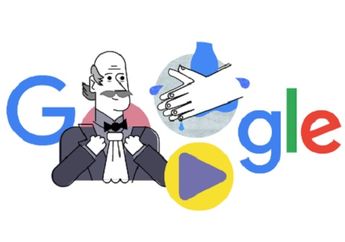 Google Doodle Menampilkan Ilustrasi Cuci Tangan dan Ignaz Semmelweis, Siapakah Beliau?