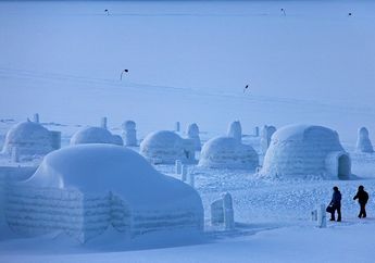 Igloo Terbuat dari Balok Es, Bagaimana Caranya Orang di Dalamnya Tetap Hangat?