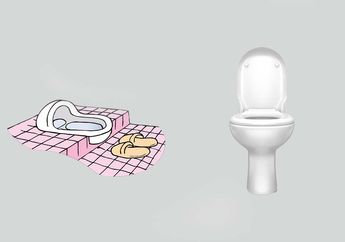 Kloset Jongkok dan Kloset Duduk, Manakah yang Lebih Baik dan Sehat untuk Kita Gunakan?
