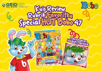 Punya Rubrik Favorit di Majalah Bobo? Yuk, Ikuti Kuis Spesial HUT Majalah Bobo yang ke-47!
