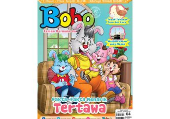 Tertawa Bisa Bantu Turunkan Tekanan Darah, Cari Tahu Manfaat Tertawa di Majalah Bobo edisi 04