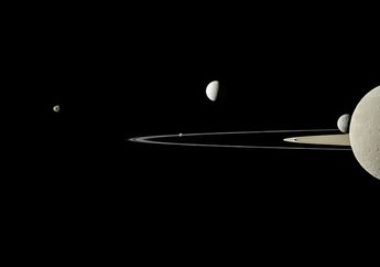 Saturnus Dikelilingi 82 Bulan, Mengapa Planet Luar Punya Banyak Satelit?
