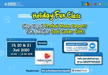 Ingin Jadi Coder Handal di Masa Depan? Belajar Jadi Coder Cilik Dulu di Holiday Fun Class, yuk!