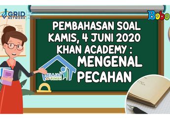 Mengenal Pecahan, Kerjakan Latihan Soal tentang Pecahan di Video Ini!